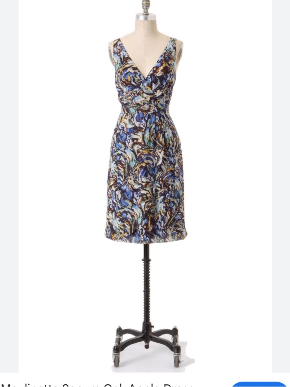 Moulinette Soeurs silk sleeveless Oak Apple Dress Size size xs
